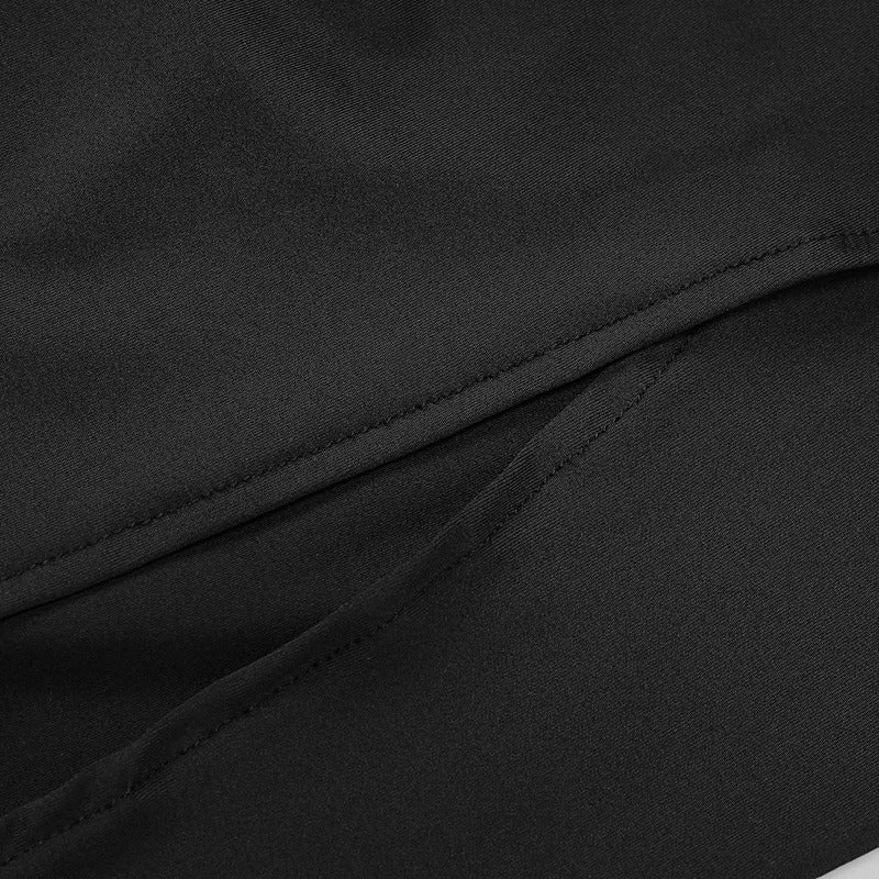 Velvet Dawn - Sleek High-Split Dress