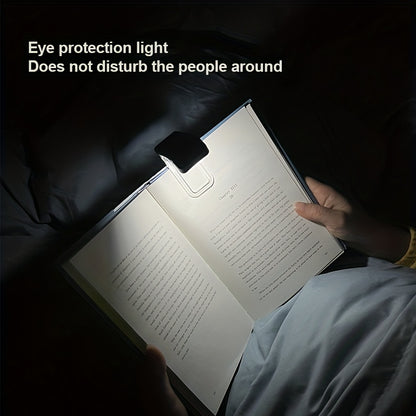 GrowGadget® Dimmable LED Clip-On Reading Lamp – USB Rechargeable – Touch Control – Warm White Eye-Caring Desk Light for Indoor Use – 200mAh Battery