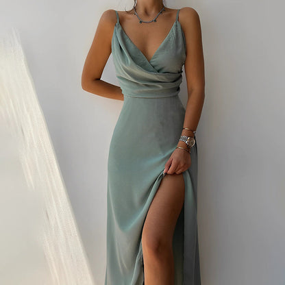 Novi® Grace - Elegante Lange Jurk met Split